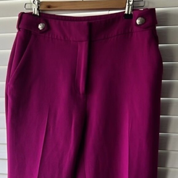 Veronica beard 6 gamila magenta pant - Picture 5 of 8